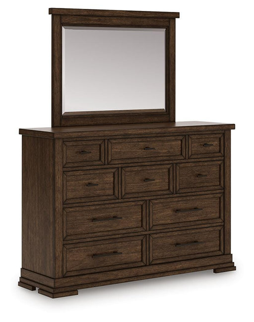 Taffenbrook Dresser and Mirror - Eclectic 79 Furniture Store