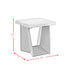 Beckley End Table Complete in Dark Marble Top - Eclectic 79 Furniture Store