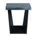 Beckley End Table Complete in Dark Marble Top - Eclectic 79 Furniture Store