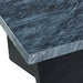 Beckley End Table Complete in Dark Marble Top - Eclectic 79 Furniture Store