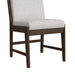 Brisbane Standard Height Dining Set in Brown-Table and Four Fabric Chairs - Eclectic 79 Furniture Store