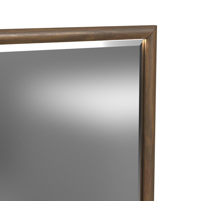 Brisbane UPH Bedroom Set with Boucle Beige and LED - Eclectic 79 Furniture Store