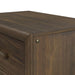 Brisbane Nightstand with USBC and LED in Brown - Eclectic 79 Furniture Store