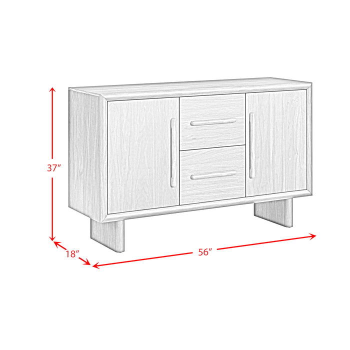 Brisbane Server in Brown - Eclectic 79 Furniture Store