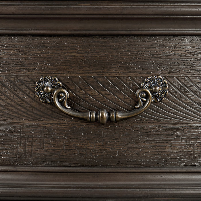 Brunswick 5-Drawer Chest in Mahogany - Eclectic 79 Furniture Store