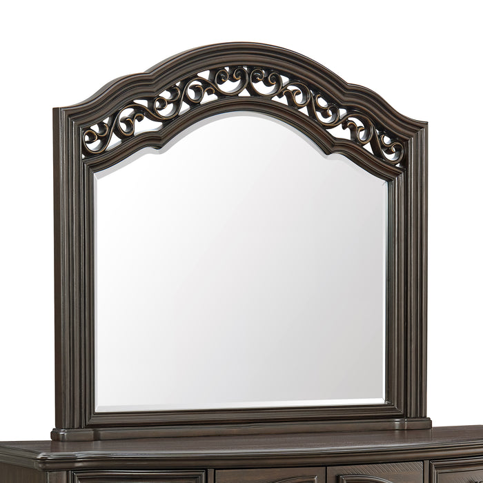 Brunswick Dresser and Mirror Set in Mahogany - Eclectic 79 Furniture Store