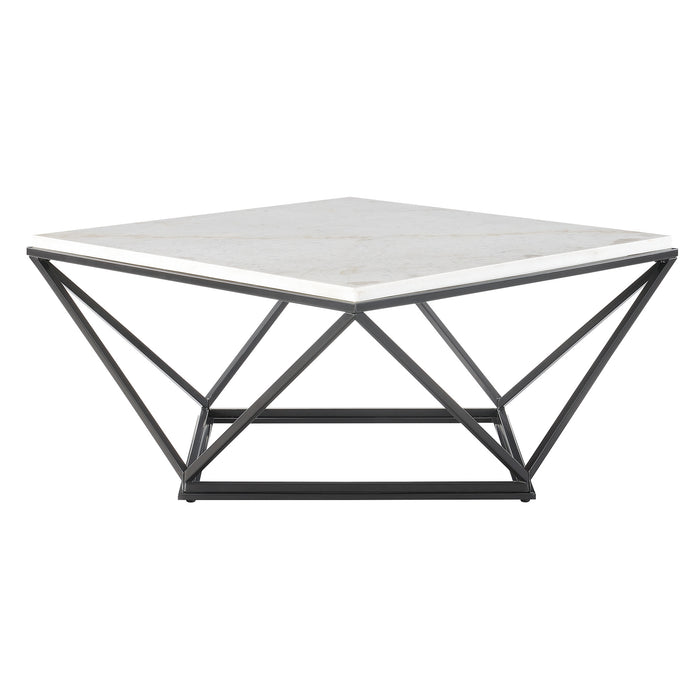 Riko Coffee Table W/ Metal Leg - Eclectic 79 Furniture Store