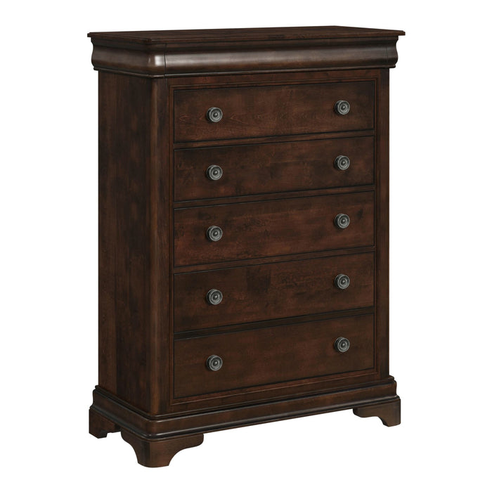 Cameron Cherry Sleigh Bedroom Set