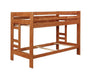 Wrangle Hill Amber Wash Twin-over-Twin Bunk Bed - Eclectic 79 Furniture Store