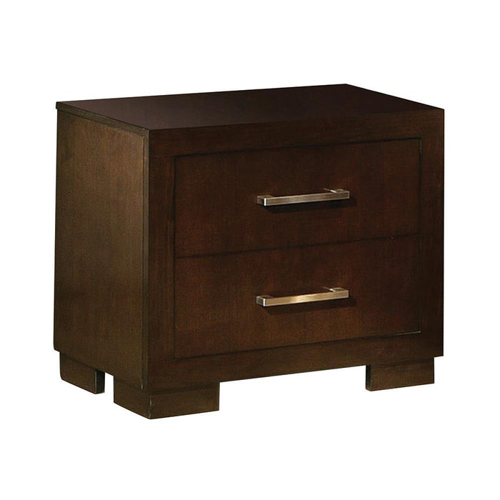 Jessica Cappuccino Two-Drawer Nightstand Back Panel (Pair) - Eclectic 79 Furniture Store