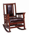 Traditional Tobacco Rocking Chair - Eclectic 79 Furniture Store