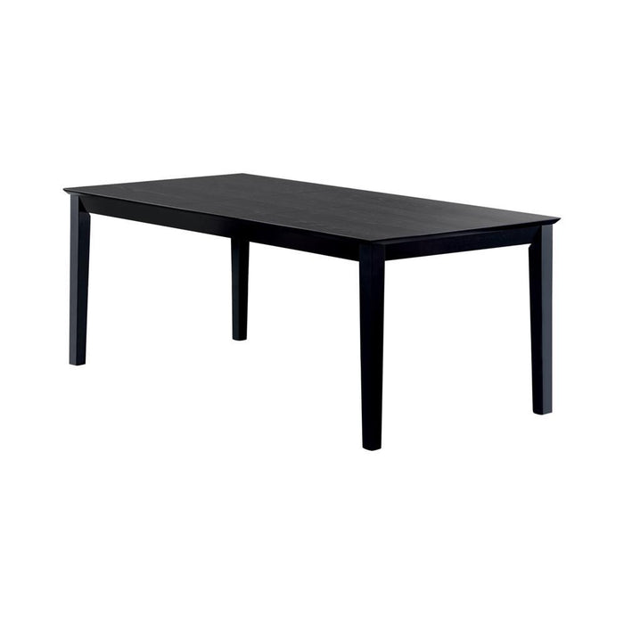 Louise Transitional Black Rectangular Dining Table - Eclectic 79 Furniture Store