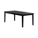 Louise Transitional Black Rectangular Dining Table - Eclectic 79 Furniture Store