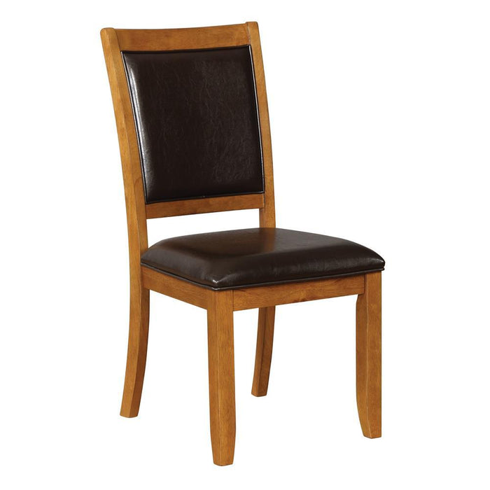 Nelms Casual Deep Brown Dining Chair - Eclectic 79 Furniture Store