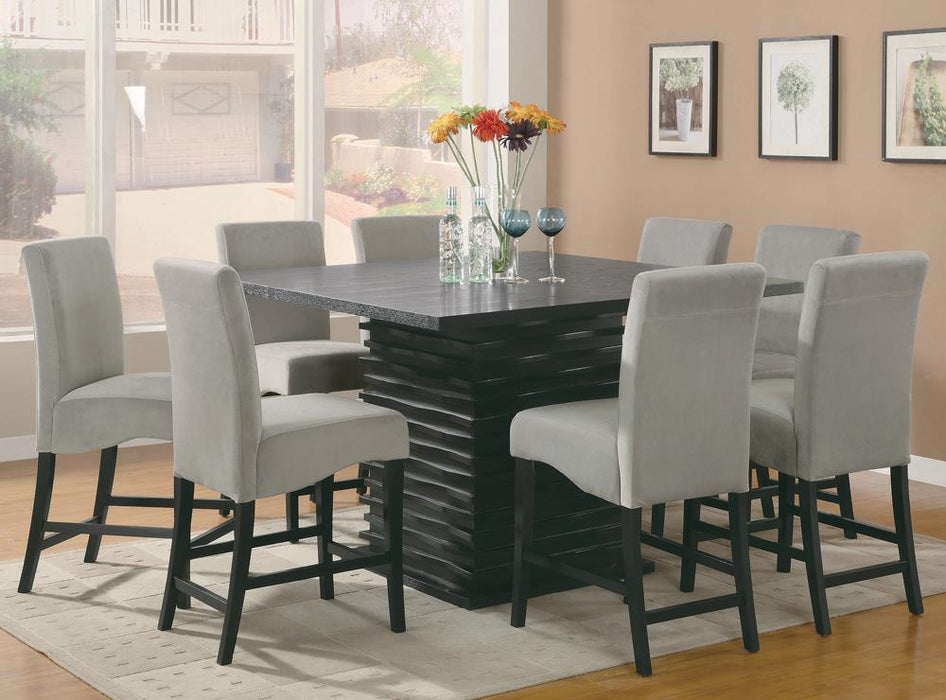 Stanton Contemporary Black Counter-Height Table - Eclectic 79 Furniture Store