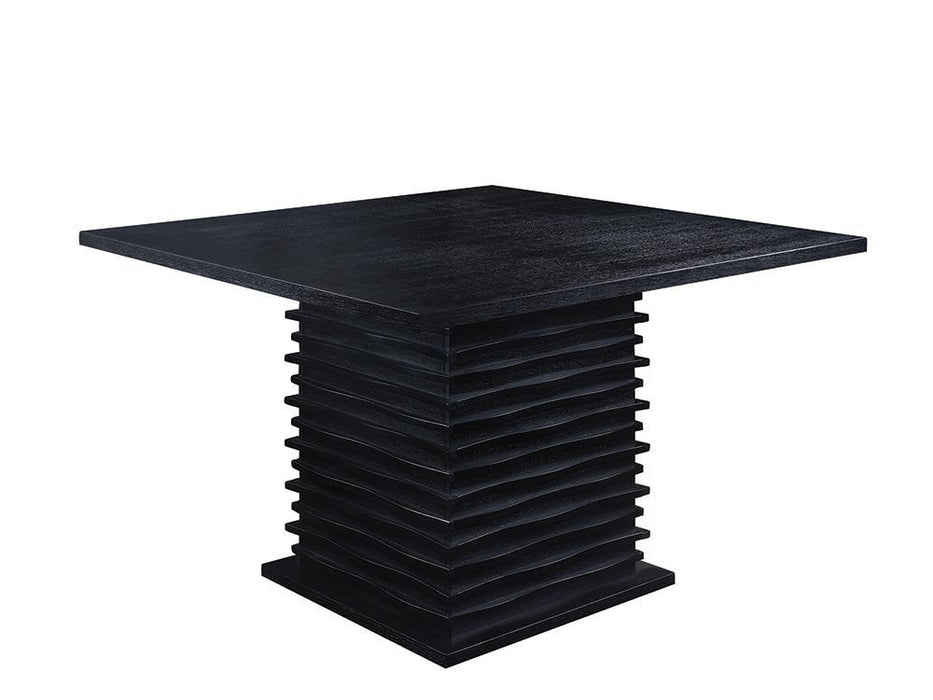 Stanton Contemporary Black Counter-Height Table - Eclectic 79 Furniture Store