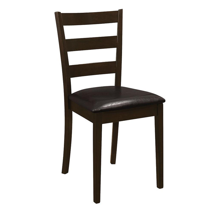 Taraval Cappuccino Five-Piece Dining Set With Bench - Eclectic 79 Furniture Store