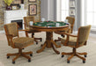 Mitchell Traditional Oak Game Table - Eclectic 79 Furniture Store