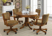 Mitchell Traditional Oak Game Table - Eclectic 79 Furniture Store