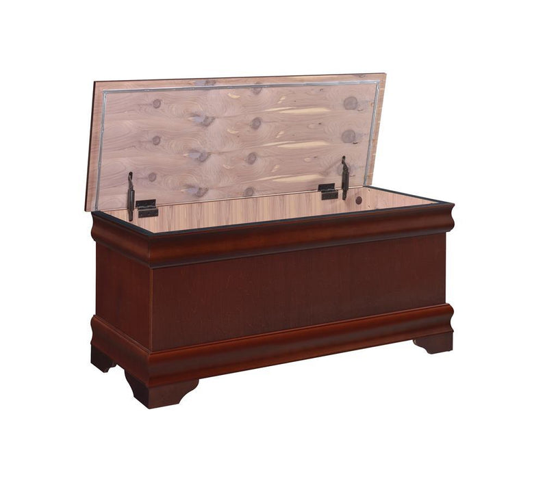 Louis Philippe Traditional Warm Brown Chest - Eclectic 79 Furniture Store