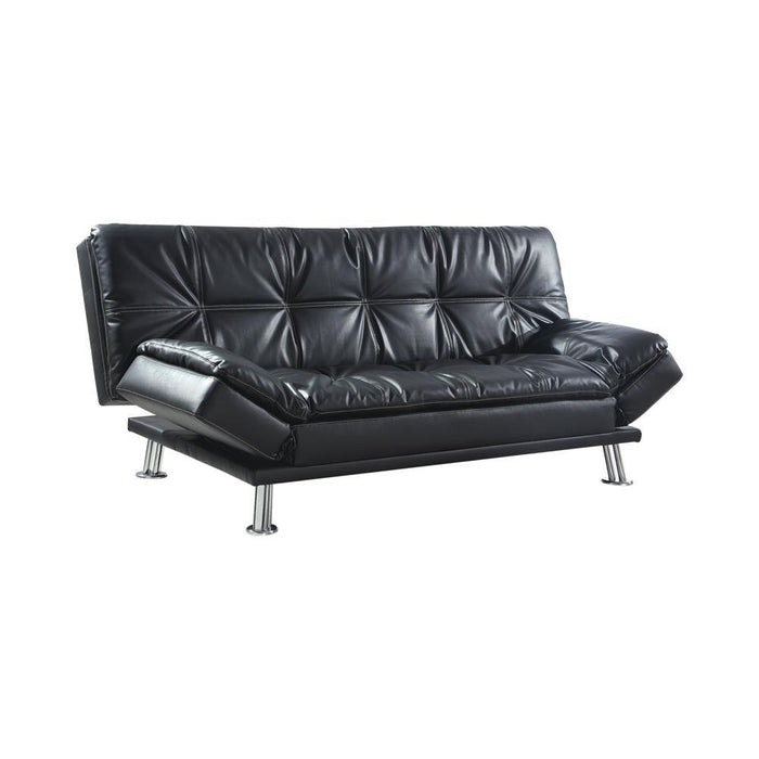 Dilleston Contemporary Black Sofa Bed - Eclectic 79 Furniture Store