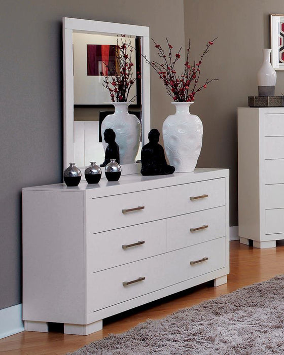 Jessica Contemporary Six-Drawer Dresser - Eclectic 79 Furniture Store