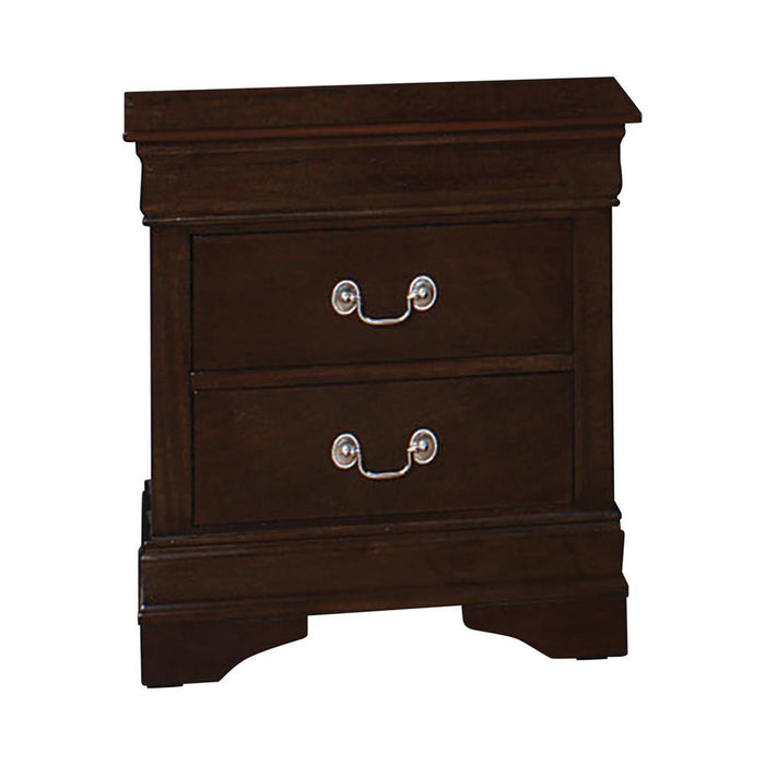 Louis Philippe Two-Drawer Nightstand - Eclectic 79 Furniture Store
