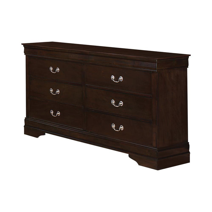 Louis Philippe Six-Drawer Dresser - Eclectic 79 Furniture Store