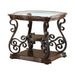 Occasional Traditional Dark Brown End Table - Eclectic 79 Furniture Store