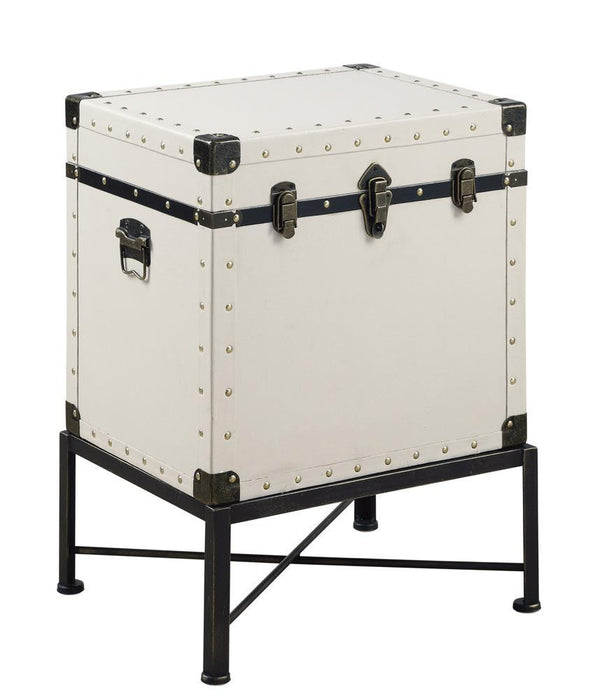 Traditional White Accent Cabinet - Eclectic 79 Furniture Store