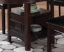 Lavon Transitional Warm Brown Dining Table - Eclectic 79 Furniture Store