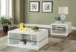 Modern White Coffee Table - Eclectic 79 Furniture Store
