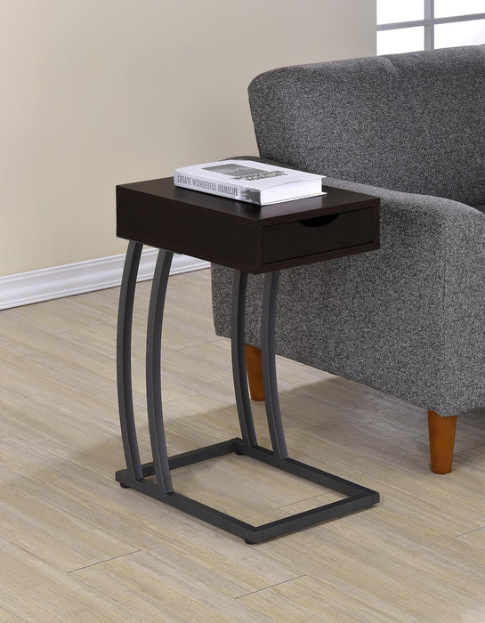 Industrial Cappuccino Accent Table - Eclectic 79 Furniture Store