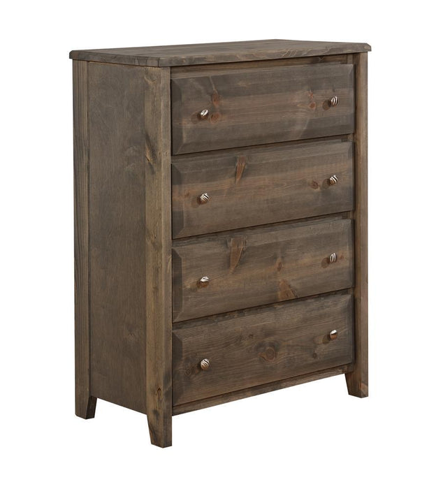 Wrangle Hill Gun Smoke Four-Drawer Chest - Eclectic 79 Furniture Store