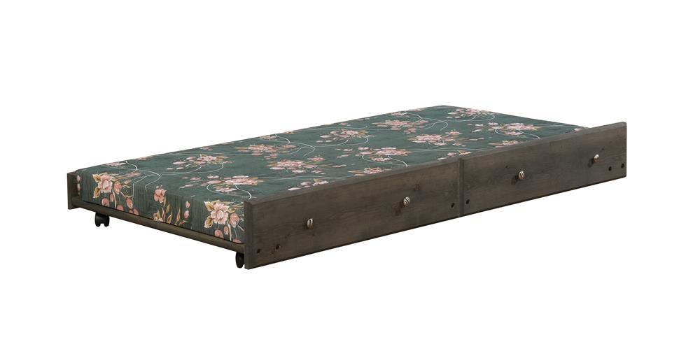Wrangle Hill Gun Smoke Trundle with Bunkie Mattress - Eclectic 79 Furniture Store