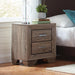 Kauffman Transitional Two-Drawer Nightstand - Eclectic 79 Furniture Store