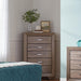 Kauffman Transitional Five-Drawer Chest - Eclectic 79 Furniture Store