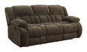 Weissman Brown Reclining Sofa - Eclectic 79 Furniture Store