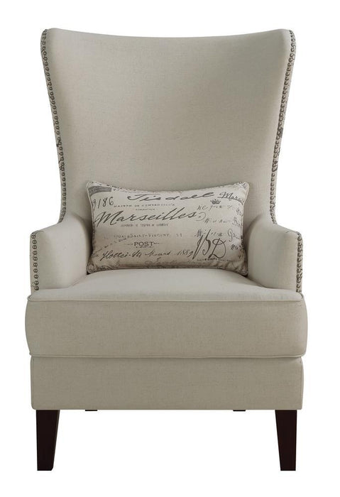 Traditional Cream Accent Chair - Eclectic 79 Furniture Store