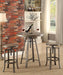 Industrial Adjustable Height Round Bar Table - Eclectic 79 Furniture Store