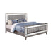 Leighton Contemporary Metallic Eastern King Bed - Eclectic 79 Furniture Store