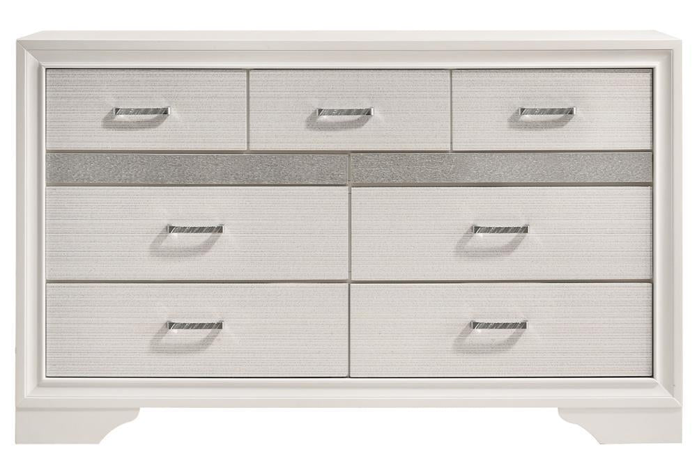 Miranda Modern Seven-Drawer Dresser With Hidden Jewelry Tray - Eclectic 79 Furniture Store