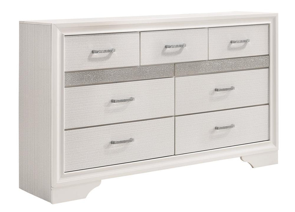 Miranda Modern Seven-Drawer Dresser With Hidden Jewelry Tray - Eclectic 79 Furniture Store