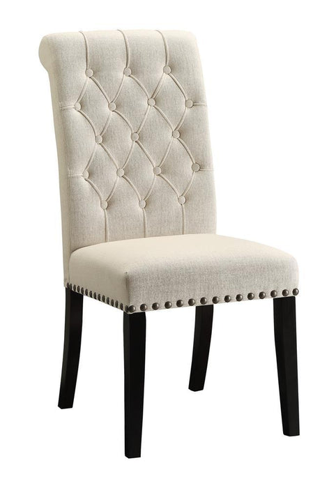 Parkins Cream Upholstered Dining Chair - Eclectic 79 Furniture Store
