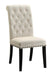Parkins Cream Upholstered Dining Chair - Eclectic 79 Furniture Store