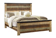 Sembene Bedroom Rustic Antique Multi-Color California King Bed - Eclectic 79 Furniture Store