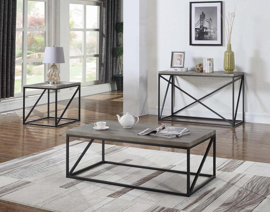 Industrial Sonoma Grey Sofa Table - Eclectic 79 Furniture Store