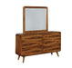 Robyn Dark Walnut Mirror - Eclectic 79 Furniture Store