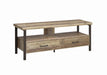 Rustic Weathered Pine 60" TV Console - Eclectic 79 Furniture Store