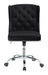 Modern Black Velvet Office Chair - Eclectic 79 Furniture Store